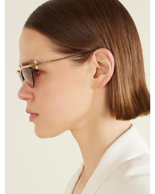 Dior Natural Diortribales B2U Cat-Eye-Tone Sunglasses