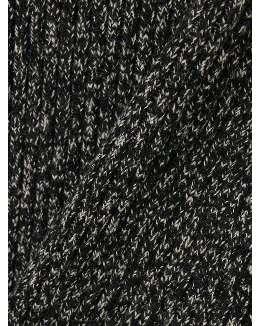 Max Mara Black Rodano Midirock Aus Einer Wollmischung