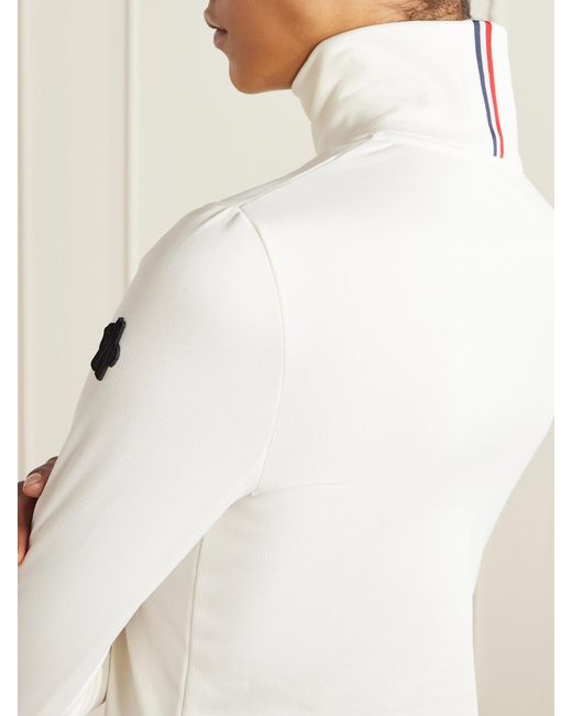 Moncler White Jersey Base Layer