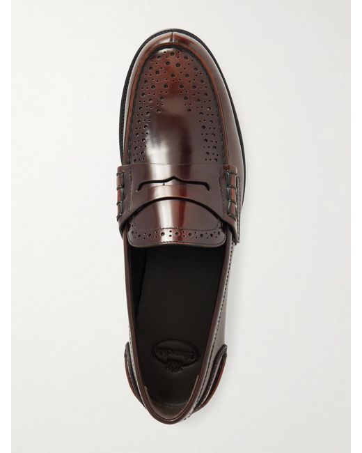 Church's Brown Robin Glossed-Leather Penny Loafers