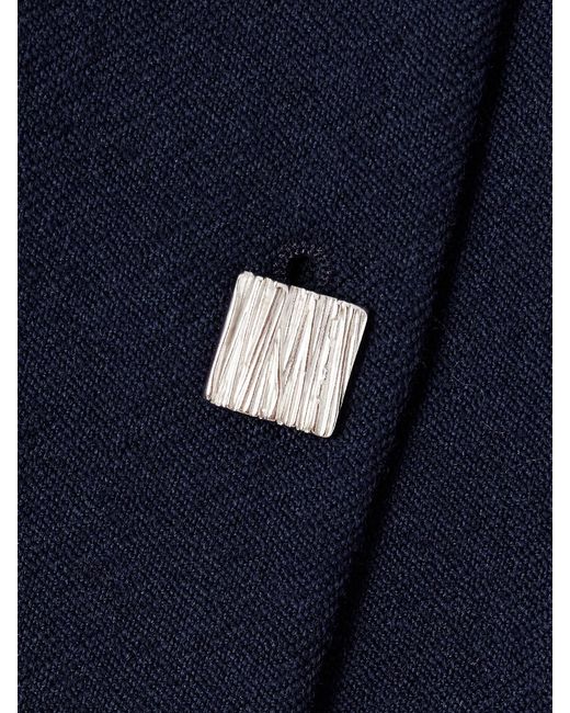 TOVE Blue Moya Wool-Twill Jacket