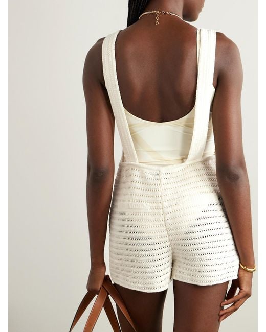LeKasha Natural Dakhal Organic Linen Playsuit