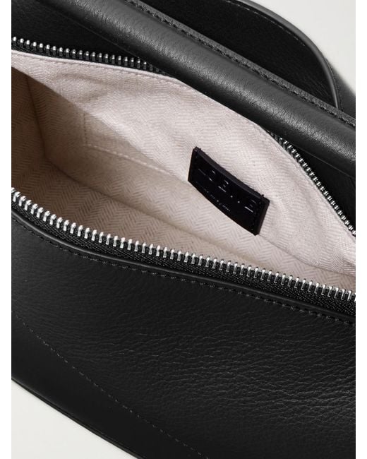 Loewe Black Puzzle Edge Small Textured-Leather Shoulder Bag