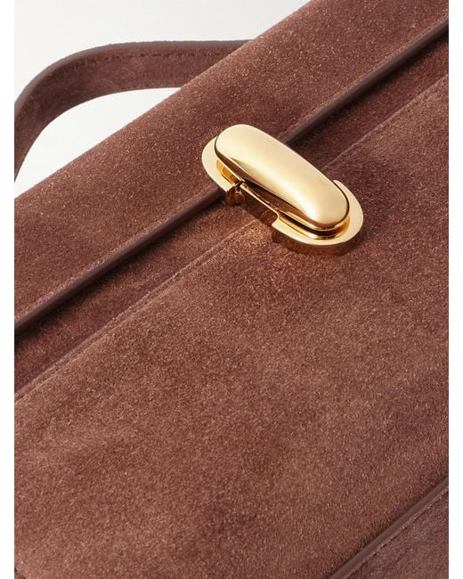 Sac À Main En Daim Symmetry Pochette SAVETTE en coloris Brown