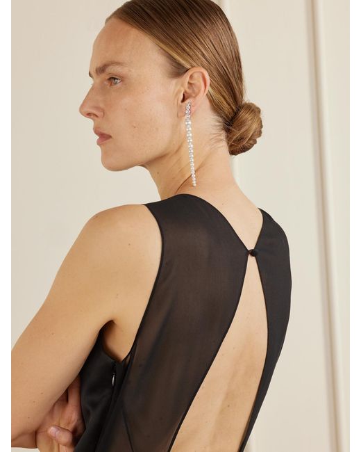 Mizuki Natural Dreamy 18-Karat, Pearl And Diamond Earrings