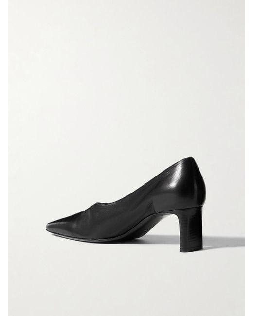 Khaite Black Celia Pumps Aus Leder