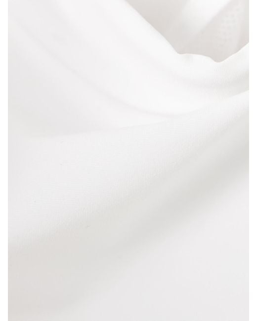 Commando White Double Take Lace-Trimmed Stretch-Jersey Bandeau Bra