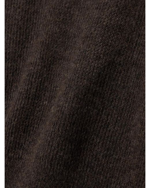 Haikure Black Blair Rückenfreier Pullover Aus Rippstrick