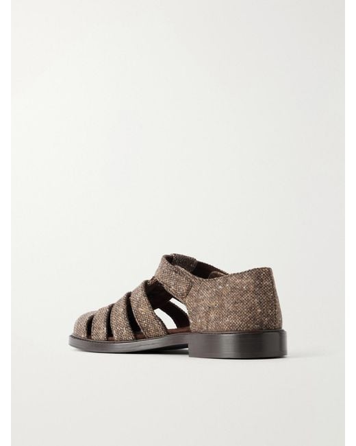Church's Brown Kelsey Winter Wool Sandals