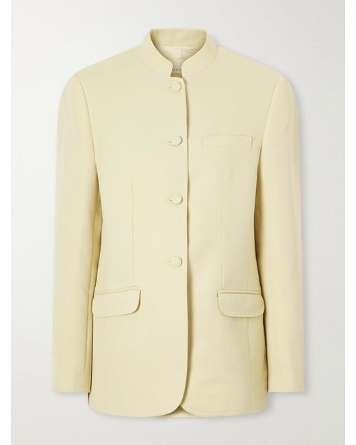 LIBEROWE Natural Alef Wool-Blend Gabardine Jacket