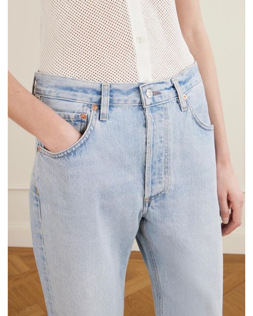 Citizens of Humanity Blue Winslow Mid-Rise Boyfriend Jeans