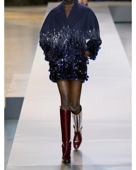 Gucci Red Webbing-Trimmed Horsebit-Embellished Patent-Leather Knee Boots