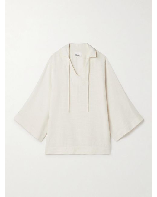 Lisa Marie Fernandez Natural Woven Tunic