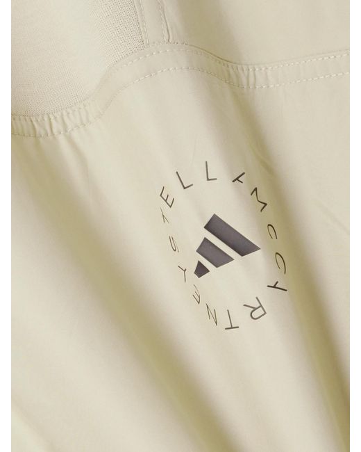 Adidas By Stella McCartney Natural Truecasuals Shell-Paneled Organic Cotton-Blend Fleece Track Pants