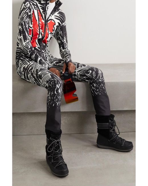 Moncler Genius Black 3 Moncler Grenoble Tuta Printed Ski Suit