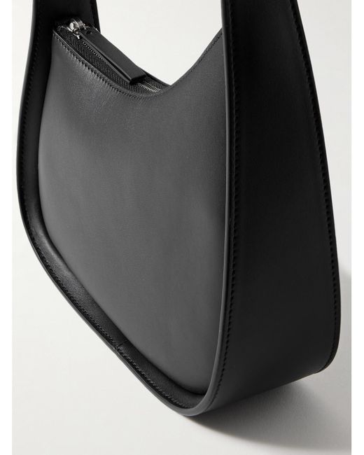 Sac Porté Épaule En Cuir Half Moon The Row en coloris Black