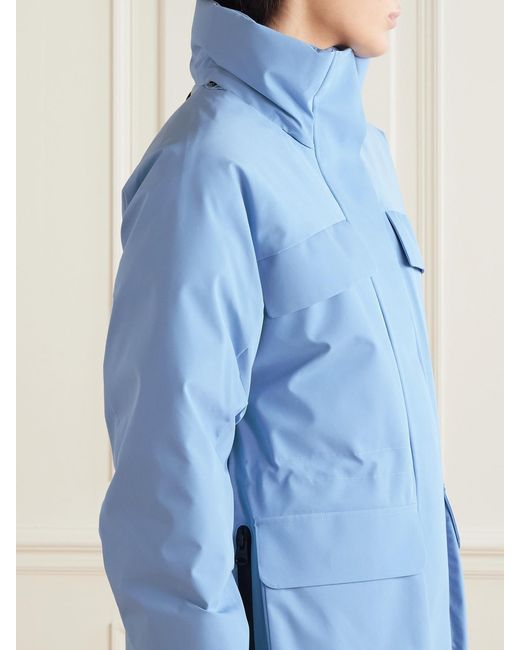 Mackage Blue Iclyn-R Hooded Appliquéd Down Ski Jacket