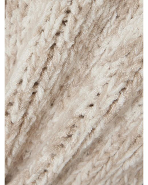 Loro Piana Natural Cashmere And Silk-Blend Sweater