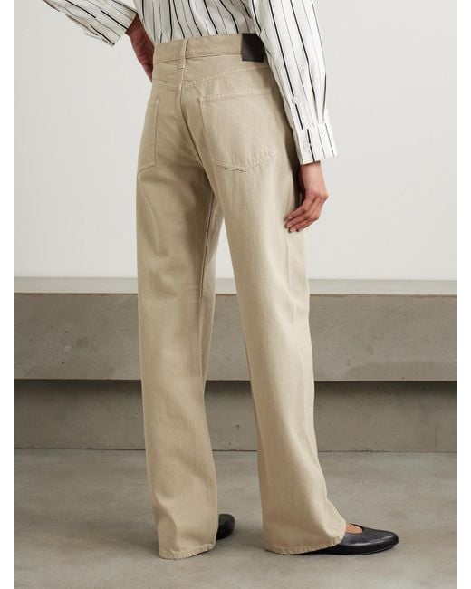 TOVE Natural Everly High-Rise Straight-Leg Organic Jeans