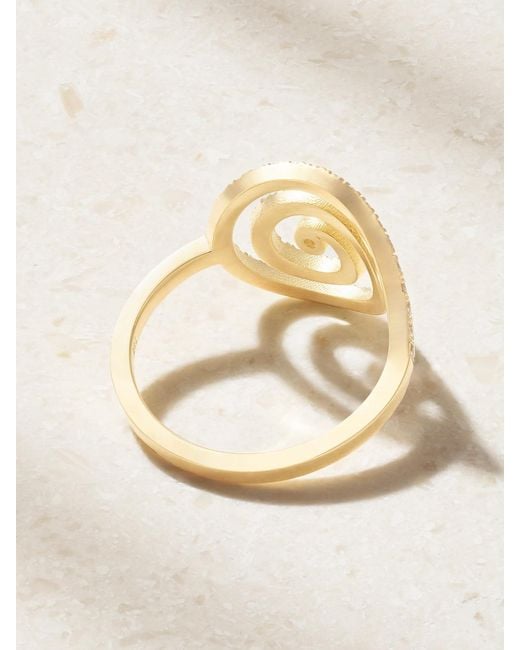 Ileana Makri Natural Spira 18-Karat Diamond Ring