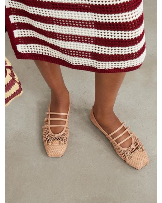 Gucci Pink Horsebit Ballet Flat