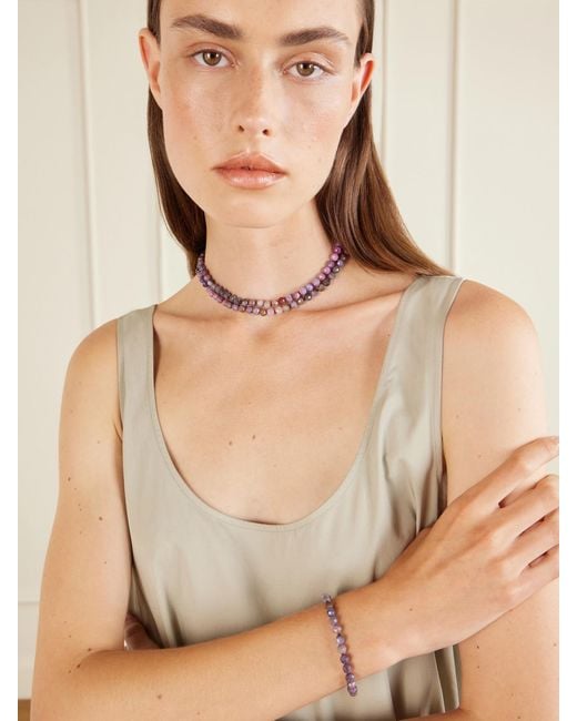 JIA JIA Pink Double 14-Karat Ruby Necklace