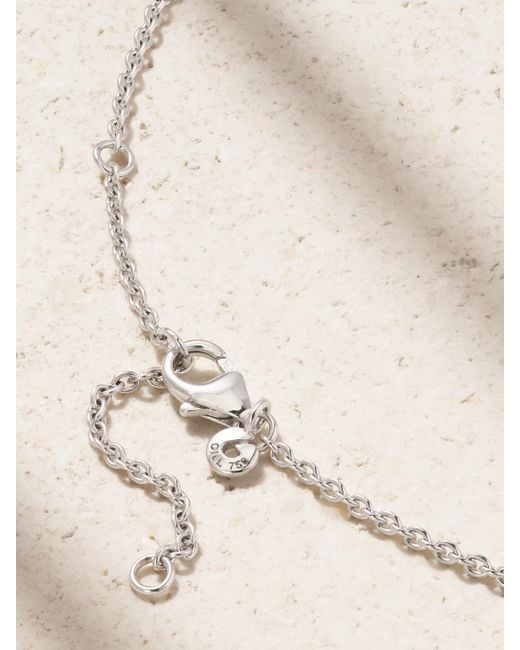 Ole Lynggaard Copenhagen Natural Elephant Kette Aus 18 Karat Weißgold Mit Diamant