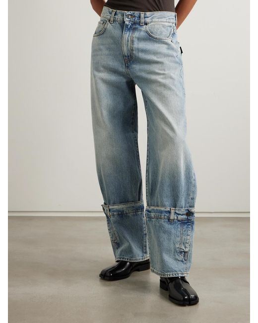 Haikure Blue Hurley Wide-Leg Organic Jeans