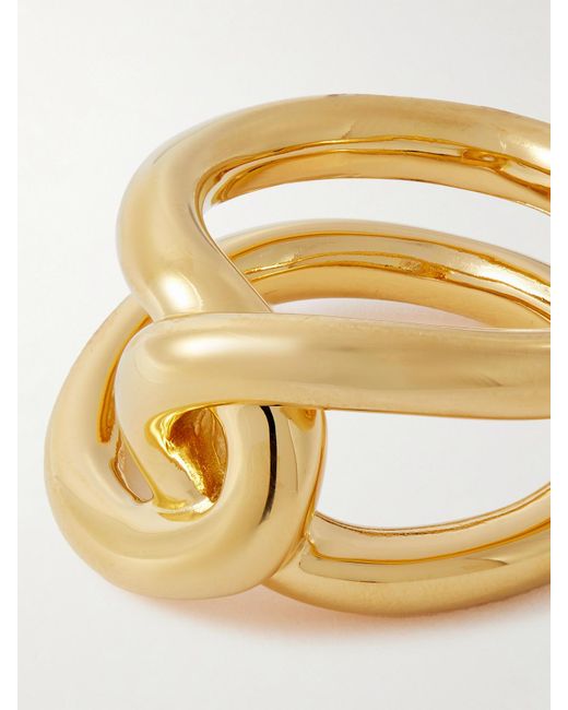 LIE STUDIO Metallic The Agnes-Plated Ring