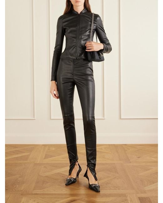 Gucci Black Leather Jacket