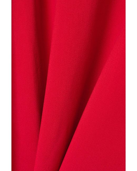 Et Ochs Red Rowena Cutout Cady Gown
