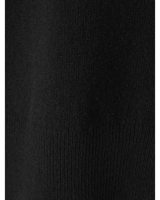 Nili Lotan Black May Cropped Cashmere Tank