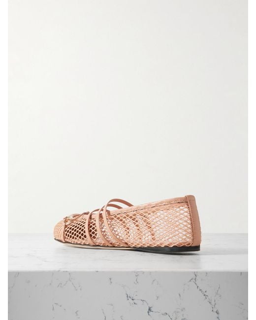 Gucci Pink Horsebit Ballet Flat