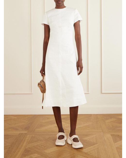 Roger Vivier Natural Viv On The Run Embellished Leather-Trimmed Mesh Mary Jane Sneakers
