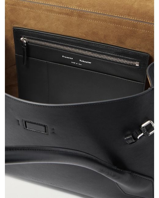Proenza Schouler Black Tate Leather Shoulder Bag
