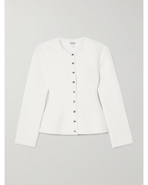 Loewe Natural Chenille Cardigan
