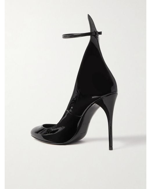 Alaïa Black 90 Patent-Leather Pumps