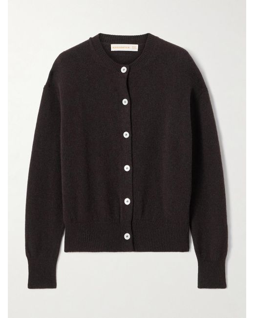 &Daughter Black Ada Wool Cardigan