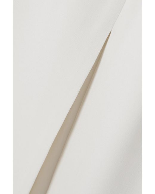 Et Ochs White Rowena Cutout Cady Gown