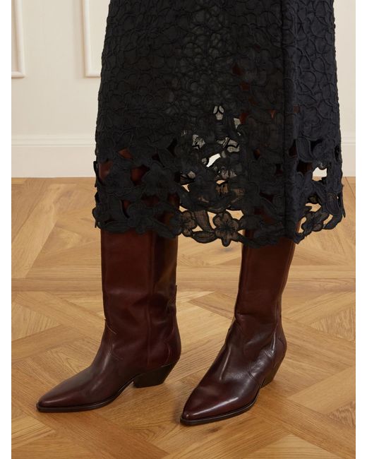 Isabel Marant Brown Denvee Leather Boots