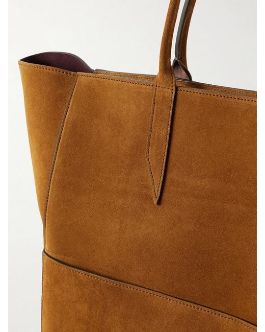 Metier Brown Incognito 42 Cabas Suede Tote