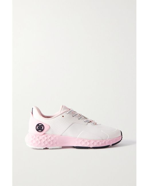 G/FORE Mg4+ Rubbertrimmed Coatedtpu Golf Shoes in Pink Lyst