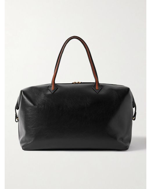 Metier Black Vérité Weekender Aus Leder