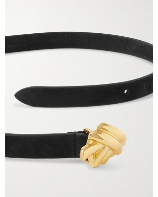 Andersons Black Nubuck Belt