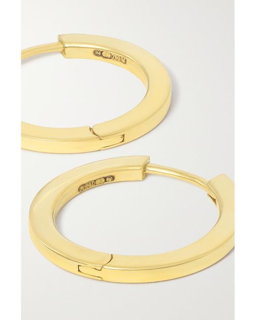Jennifer Meyer Metallic Large 18-Karat Hoop Earrings