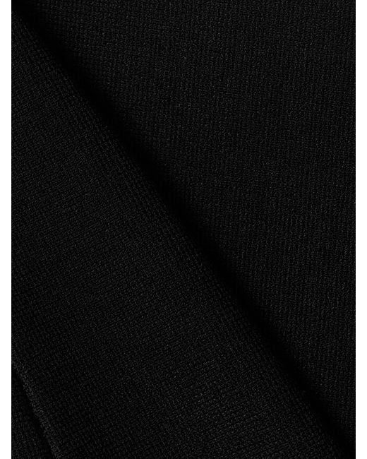 Jonathan Simkhai Black Shawn Strapless Recycled Knitted Bustier Top
