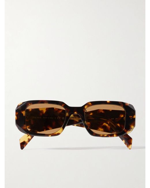 Prada Multicolor Square-Frame Acetate Sunglasses