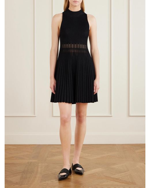 Givenchy Black Knitted Jersey Mini Dress