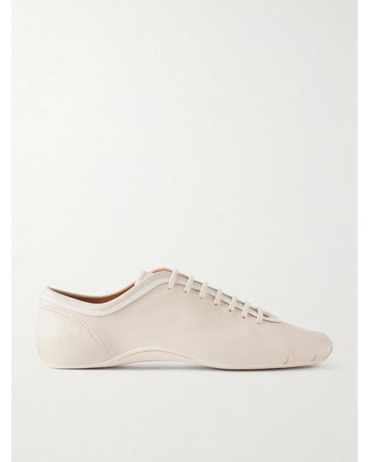 Dries Van Noten Natural Leather Sneakers