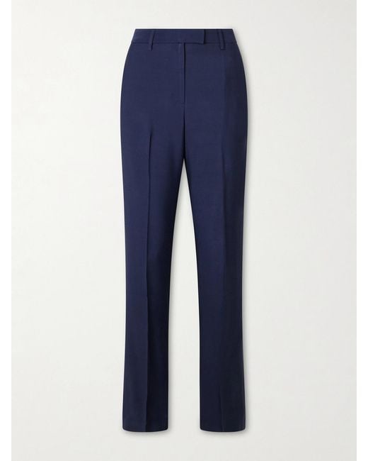 Kallmeyer Blue Charlie Woven Mid-Rise Straight-Leg Pants
